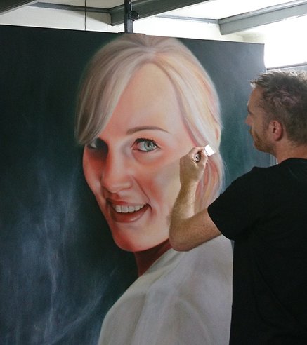 Pascal Brouwers portret in opdracht